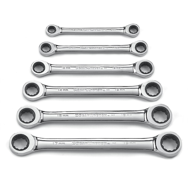 Gearwrench 6 Piece Metric Double Box End Ratcheting  Set EHT9260
